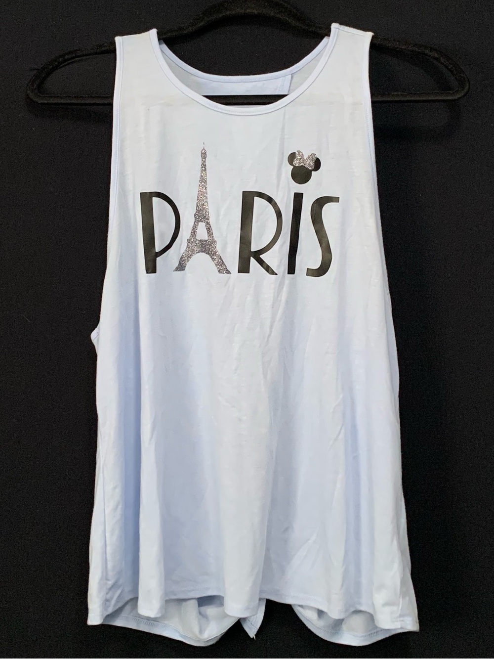 Mossimo Minnie Mouse Paris Themed Tank Top